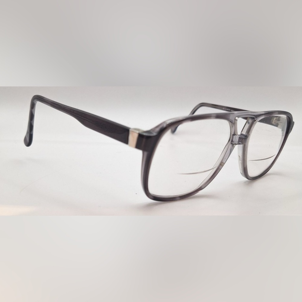Silver Dollar Van Guard Gray Translucent Pilot Sunglasses Frames Only